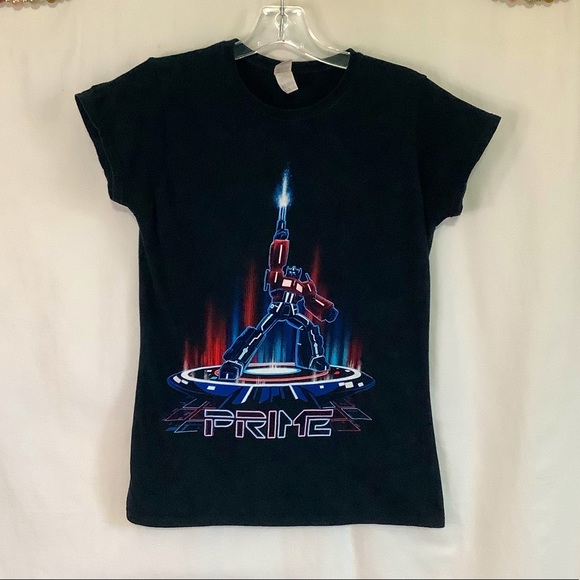 Black Optimus Prime Tranformers Graphic Tee M - Picture 6 of 6